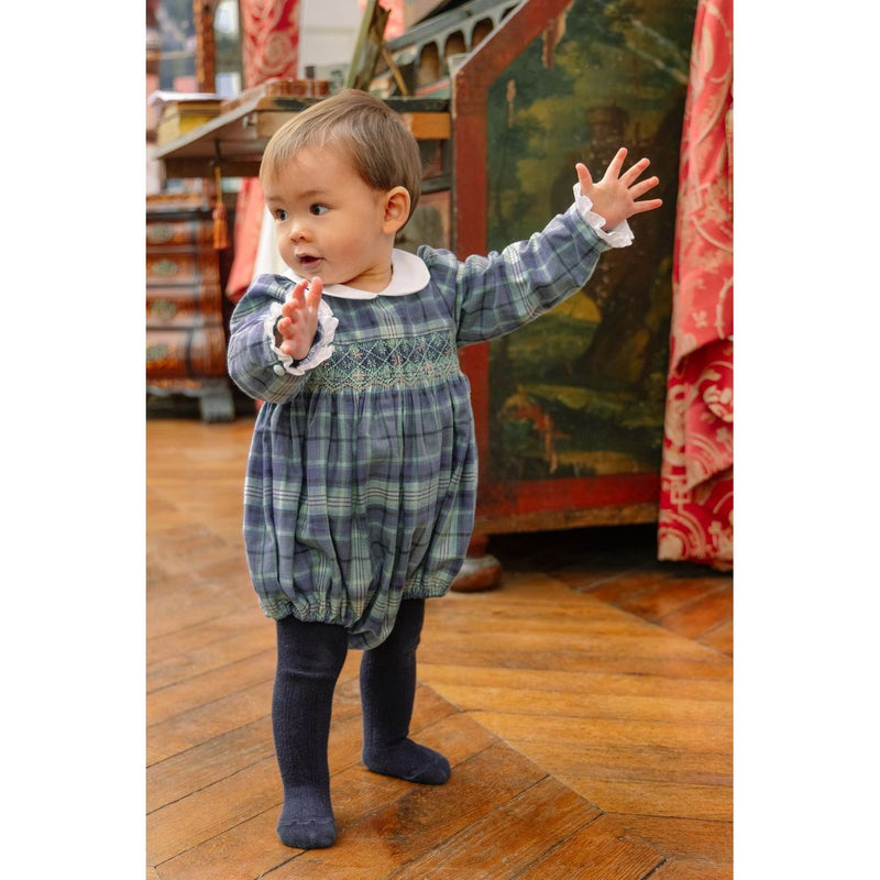 HEIDI TARTAN ROMPER