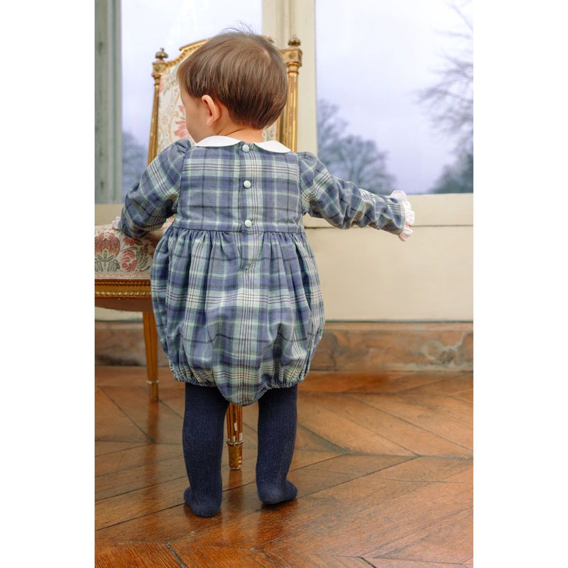 HEIDI TARTAN ROMPER