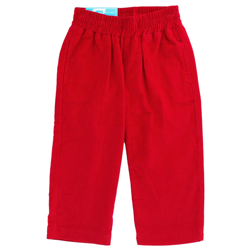 CHARLIE PANT RED CORD
