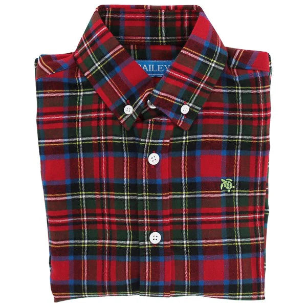 BUTTON DOWN WALES PLAID