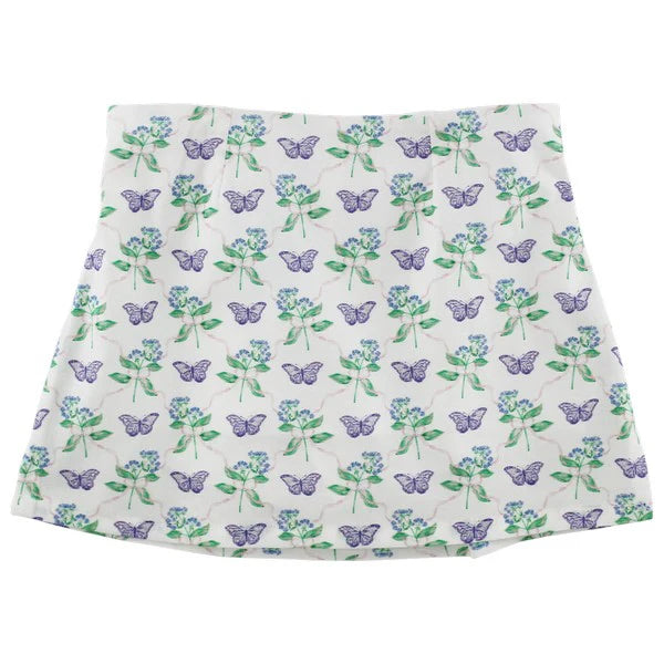 SKORT WITH BUTTERFLY PATTERN