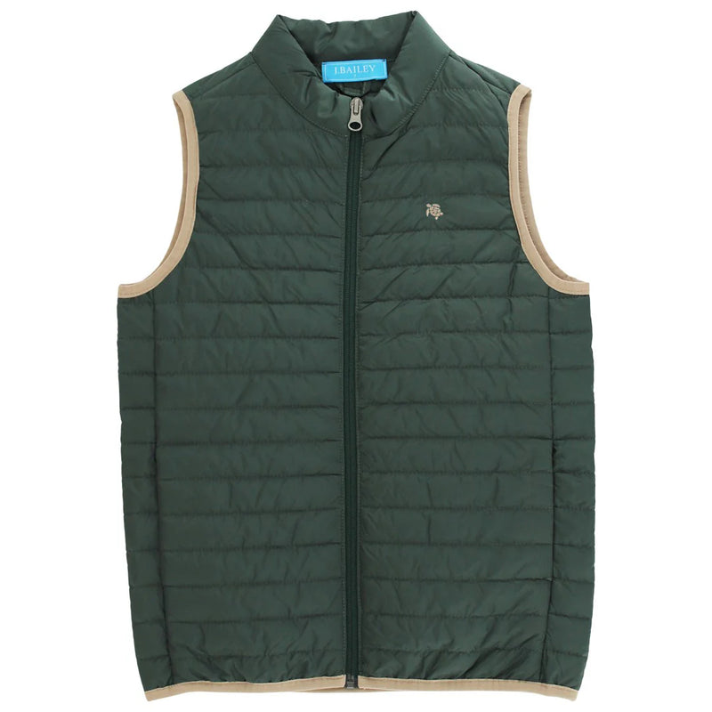 QUILTED VEST FOREST