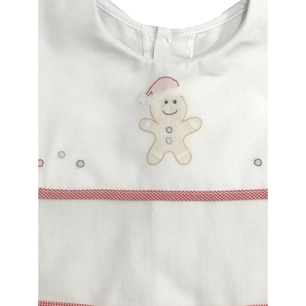 RED CHECK GINGERBREAD BOY SUIT