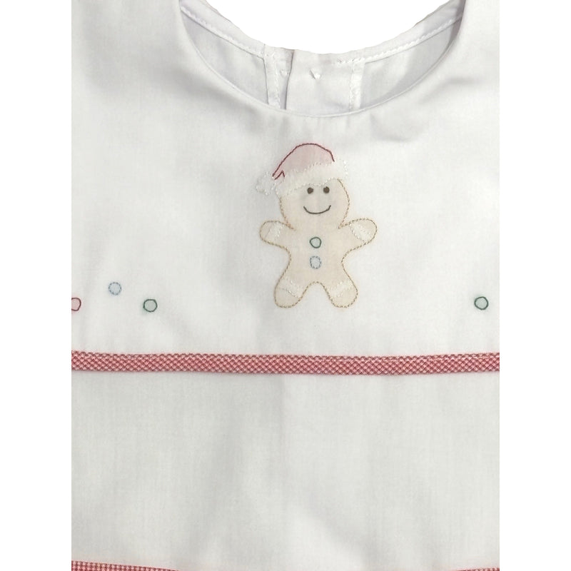 RED CHECK GINGERBREAD BOY SUIT