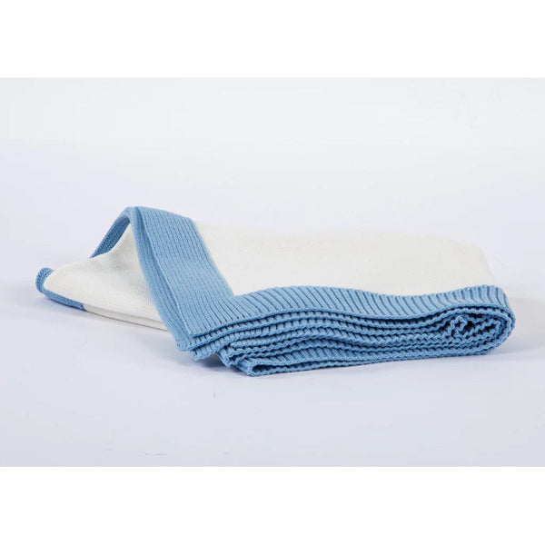 JERSEY KNIT RIBBED BLANKET