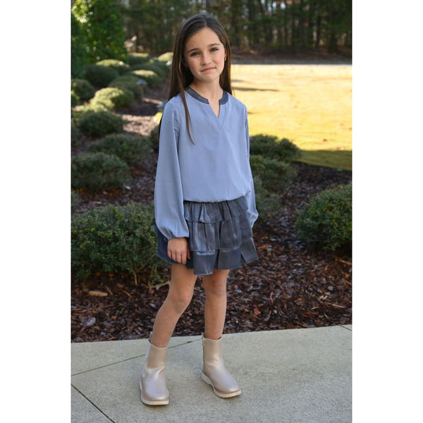 LUNA SKIRT SLATE