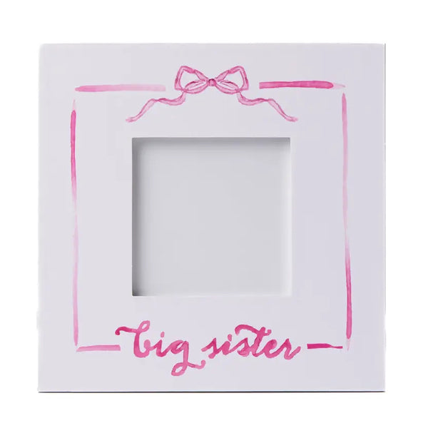 'BIG SIS' PINK BOW FRAME