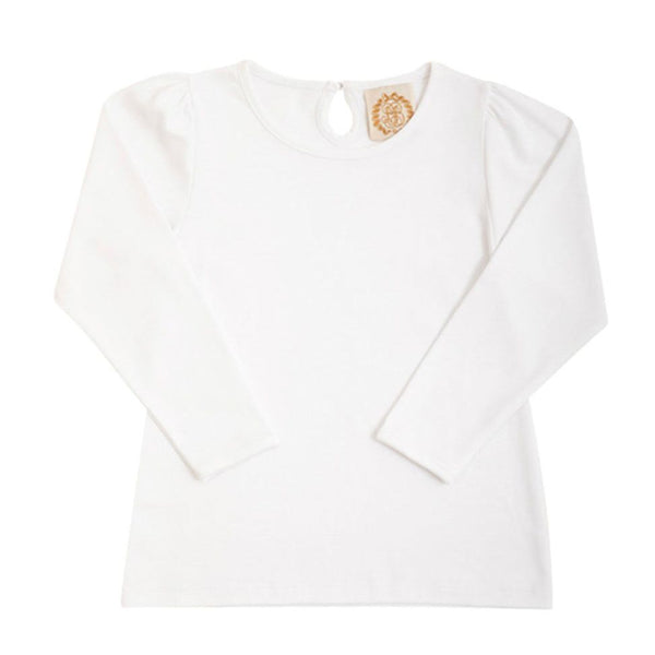 LONG SLEEVE PENNY PLAY SHIRT WHITE
