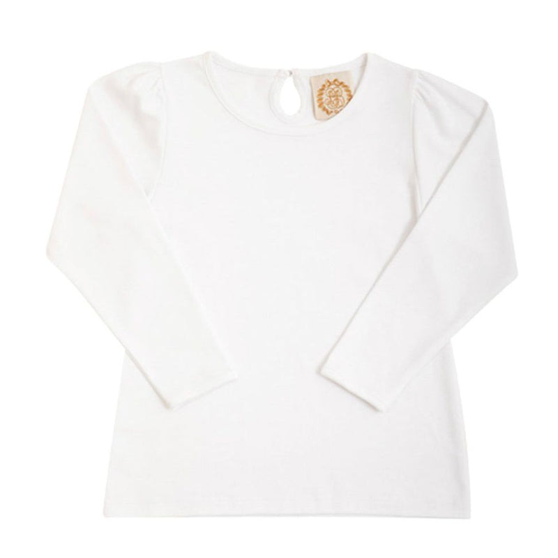 LONG SLEEVE PENNY PLAY SHIRT WHITE