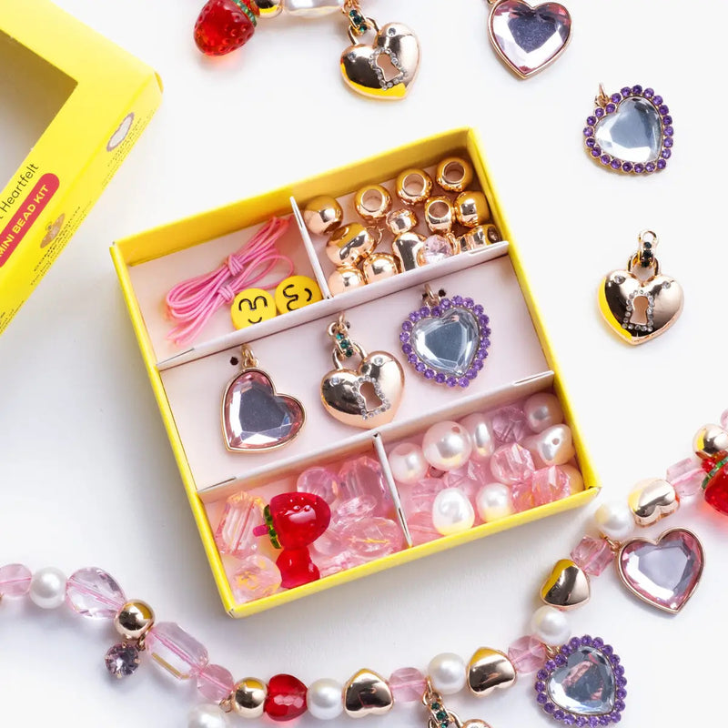 HEART CHARM MINI BEAD KIT
