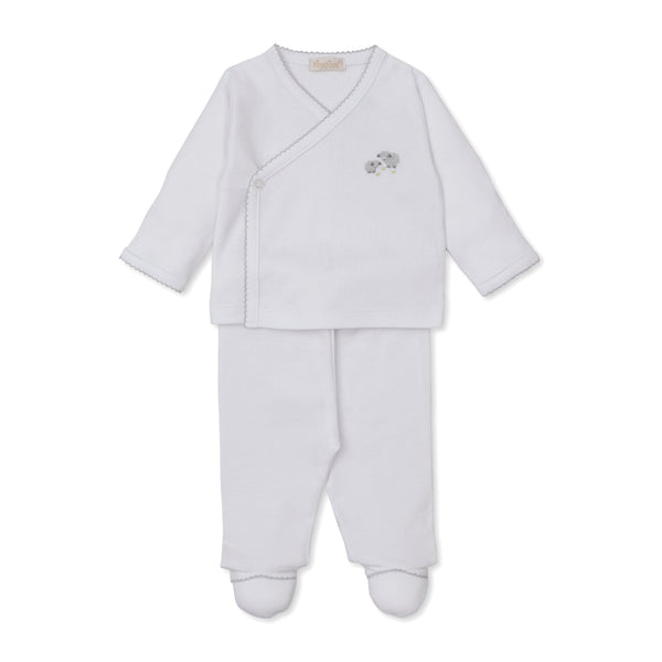 SWEET SHEEP EMBROIDERED PANT SET