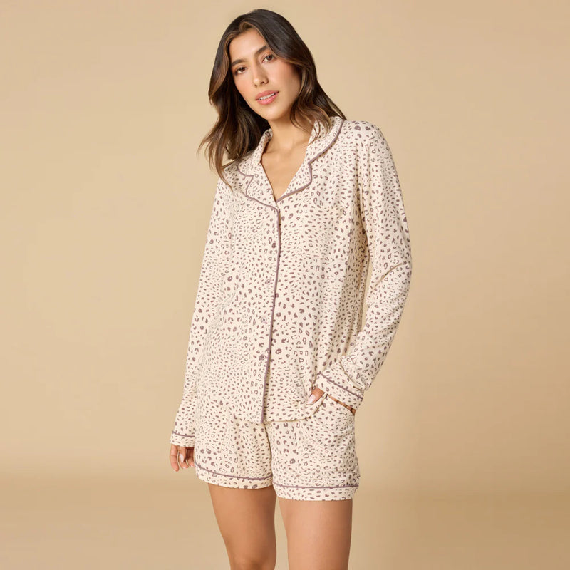 ARIA SLIM LONG SLEEVE SHORT SET