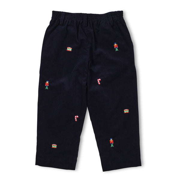 CORDUROY EMBROIDERY PANT