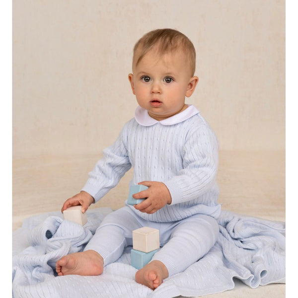 BOYS PETER PAN CABLE KNIT SET