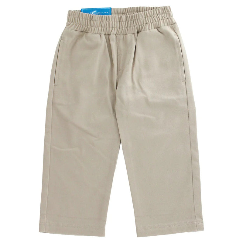 CHARLIE PULL ON KHAKI TWILL PANT