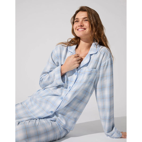 BLUE MOUNTAIN PLAID FLANNEL PJ