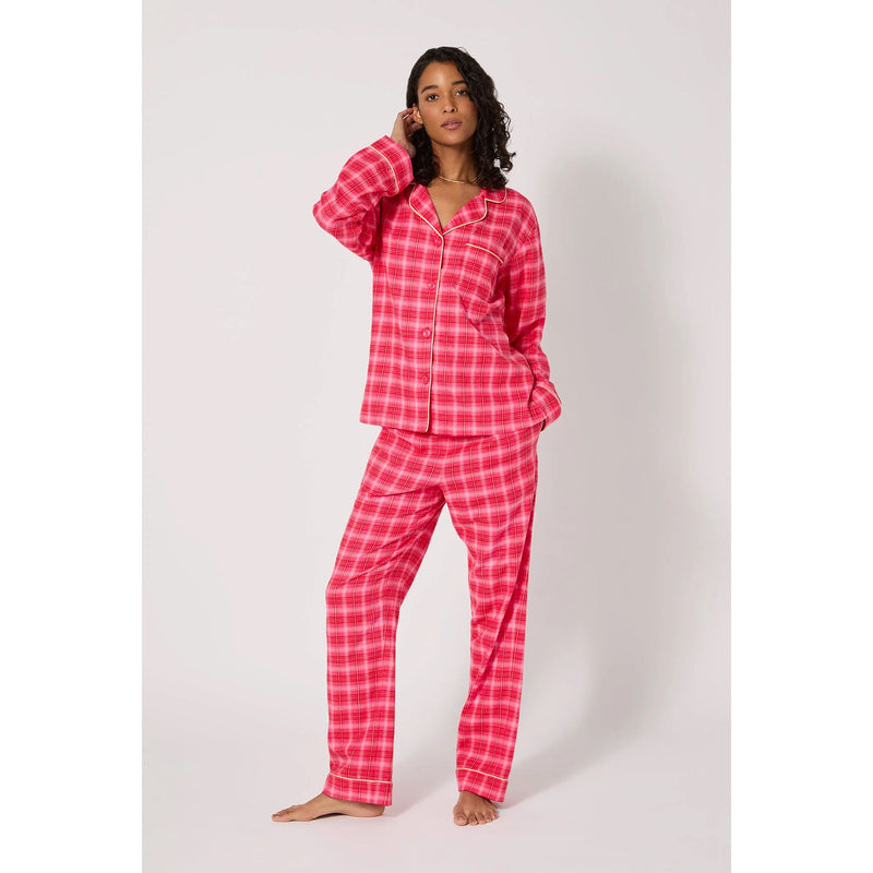 WONDERLAND PLAID LONG PJ