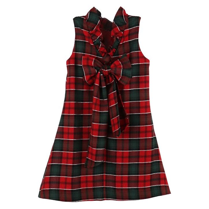 BLAIR DRESS RED PLAID