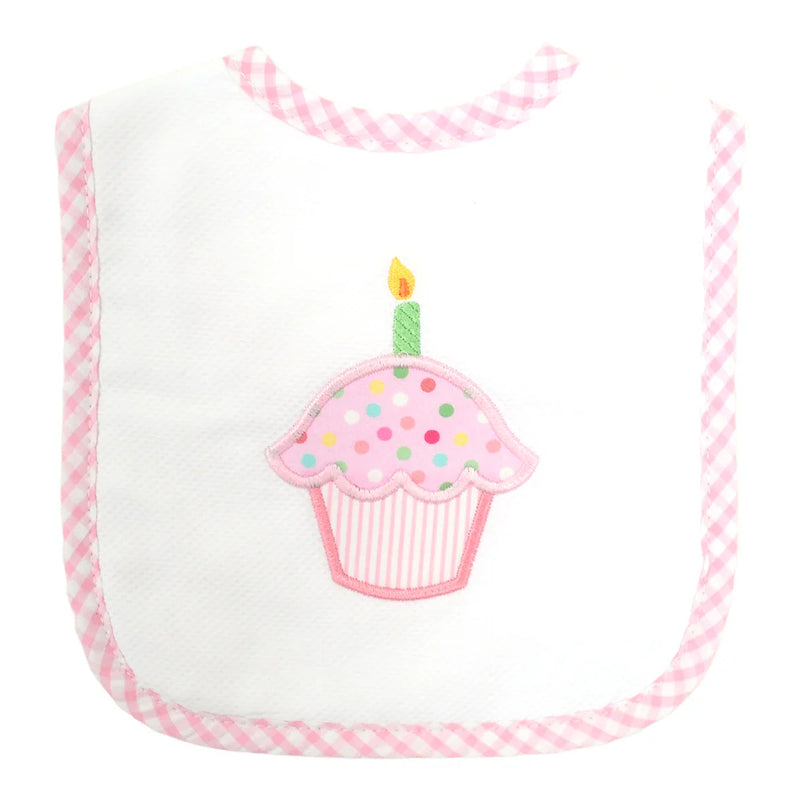 CUPCAKE BIRTHDAY BIB