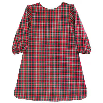 CLOVER CORDUROY WITH PLAID TUNIC
