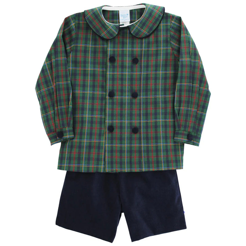 WATSON PLAID DRESSY SHORT SET