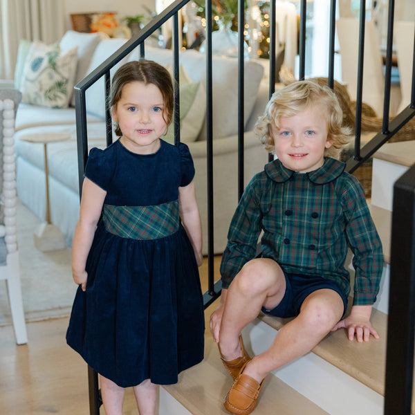 WATSON PLAID DRESSY SHORT SET