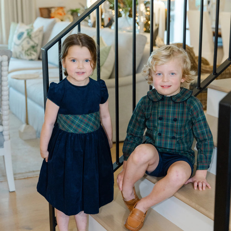 WATSON PLAID DRESSY SHORT SET