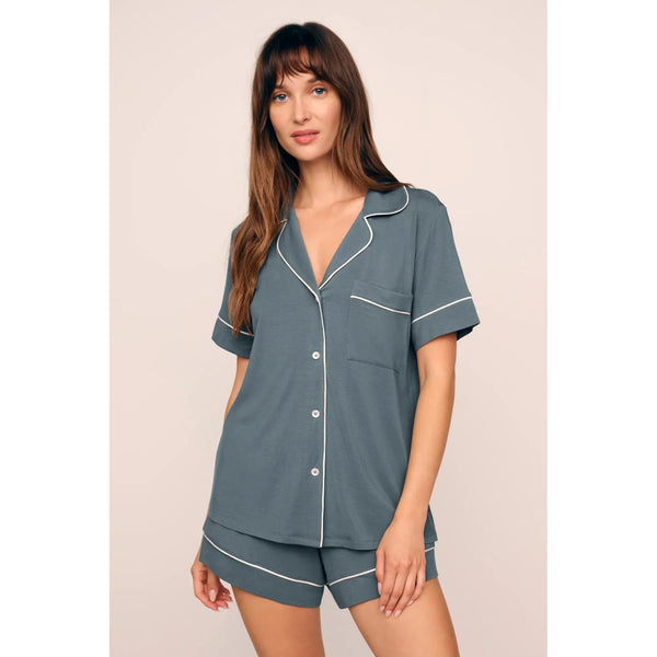 GISELE RELAX SHORT PJ BLUE/IVORY