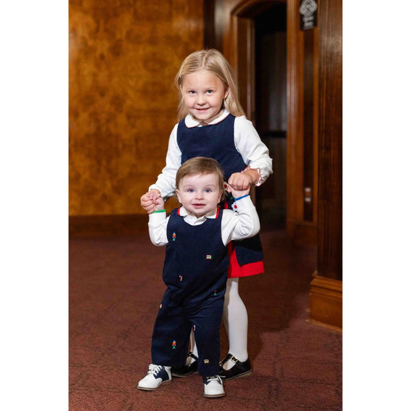 CORD LONGALL WITH EMBROIDERY