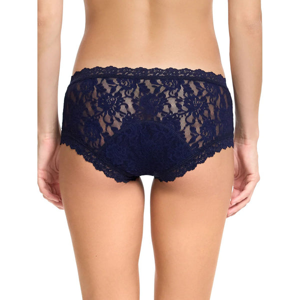 NAVY LACE BOY SHORT