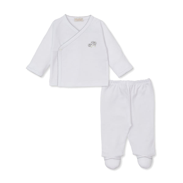 SWEET SHEEP EMBROIDERED PANT SET