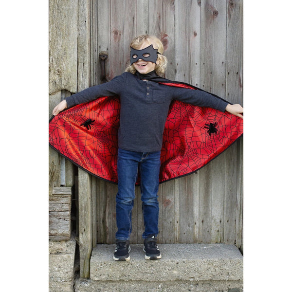 REVERSIBLE SPIDER/BAT CAPE AND MASK