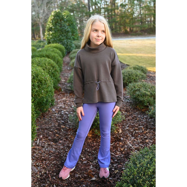 FLORIE FLARE LEGGINGS PURPLE
