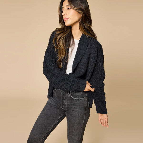 WAFFLE MARSH COCOON CARDIGAN