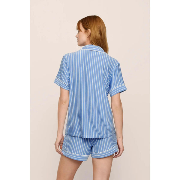 GISELE RELAXED SHORT PJ WITH STRIPES