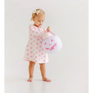 LONG SLEEVE POLLY PLAY DRESS PUMPKIN PAIL
