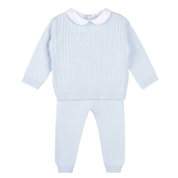 BOYS PETER PAN CABLE KNIT SET
