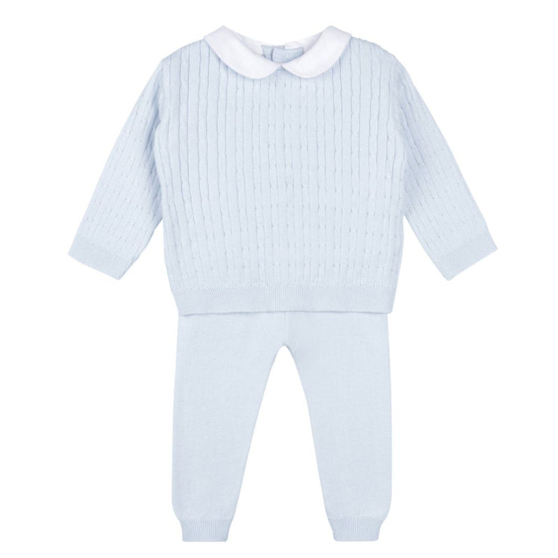 BOYS PETER PAN CABLE KNIT SET
