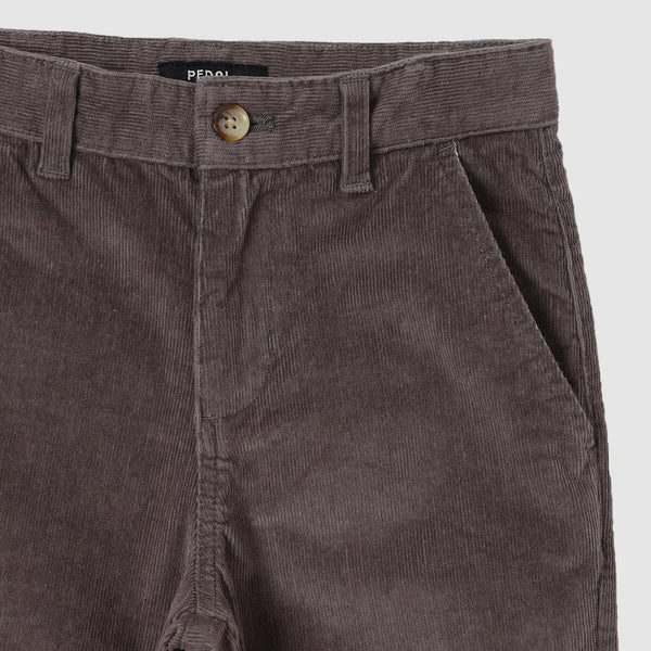 SLIM FIT CORD TAUPE