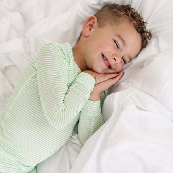 PEAR STRIPE TODDLER PJ SET