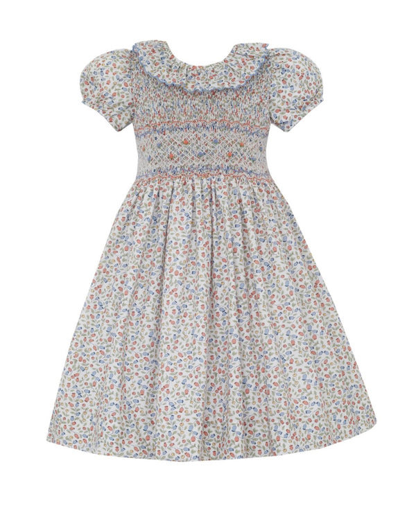 RILEY PRINT DRESS WITH RUFFLE COLLAR