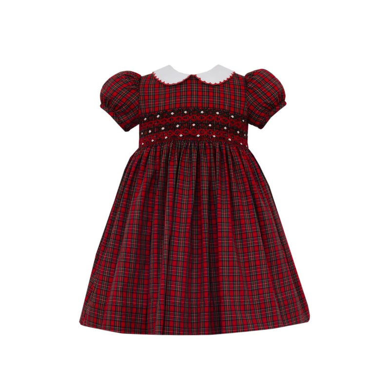 DIANA RED PLAID FLOAT DRESS