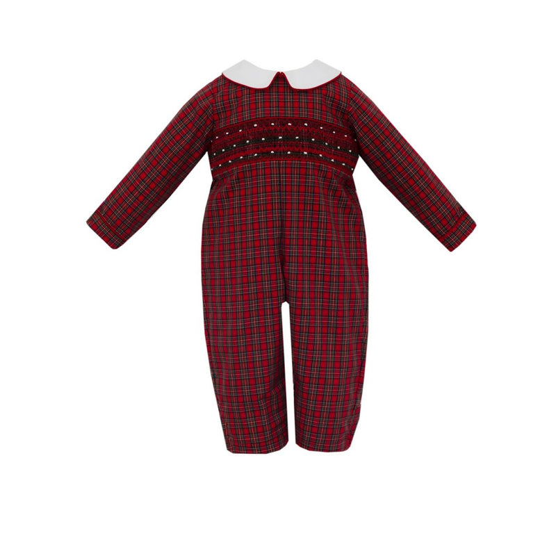 HENRY PLAID LONG ROMPER