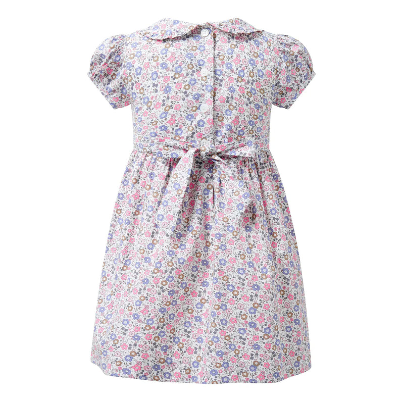 FLORAL FRILL FRONT DRESS