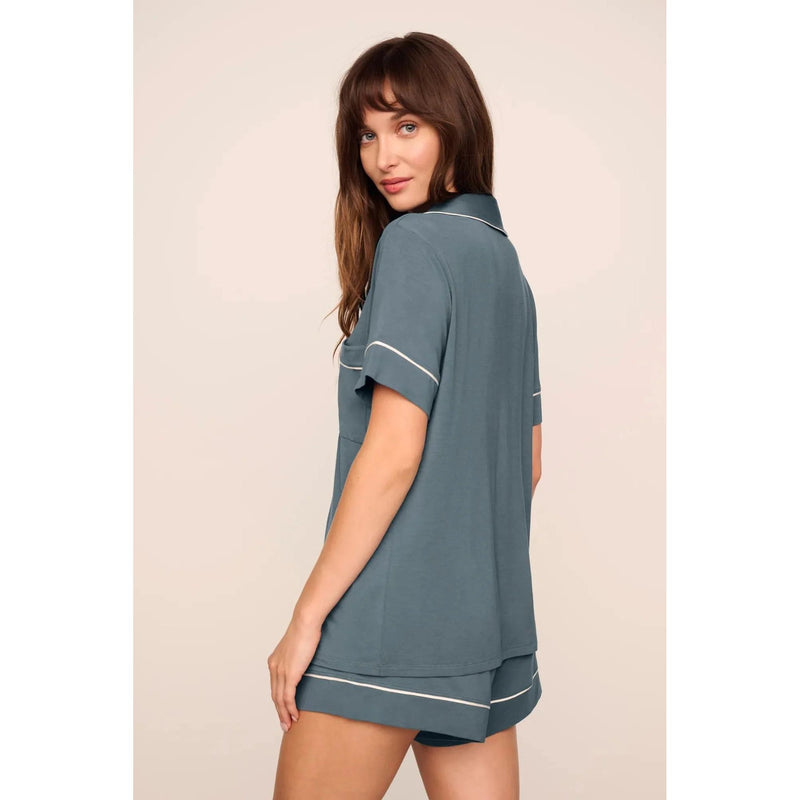 GISELE RELAX SHORT PJ BLUE/IVORY