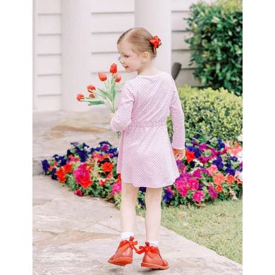 RED DOT WAIST DRESS