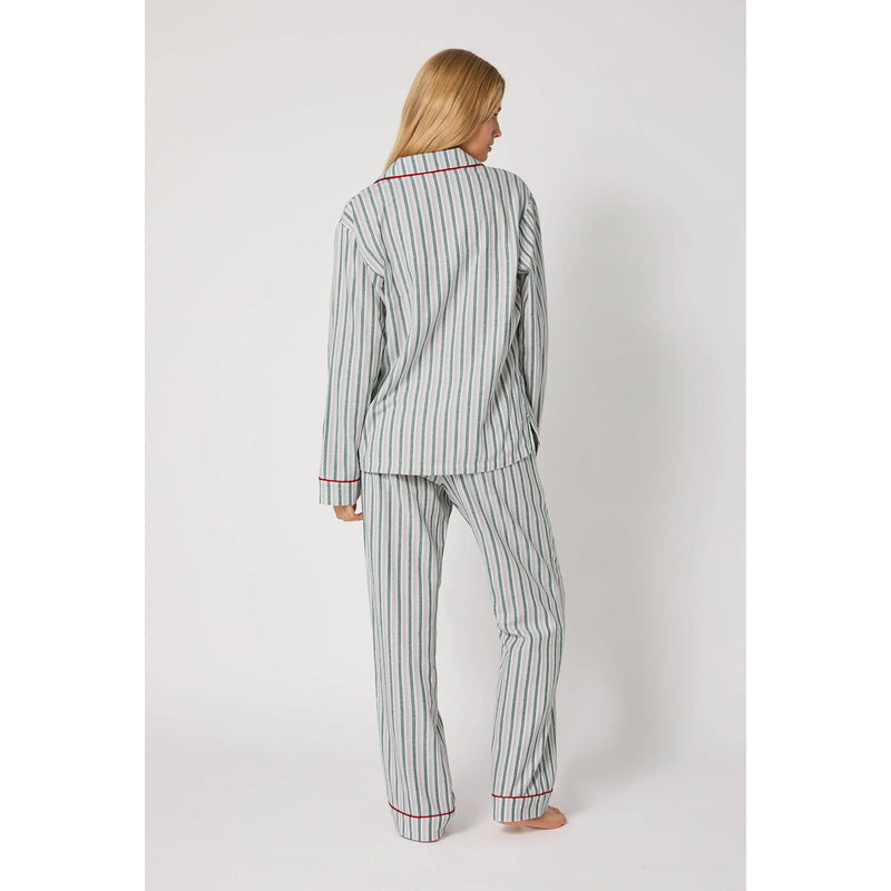 PEPPERMINT STRIPE LONG PJ