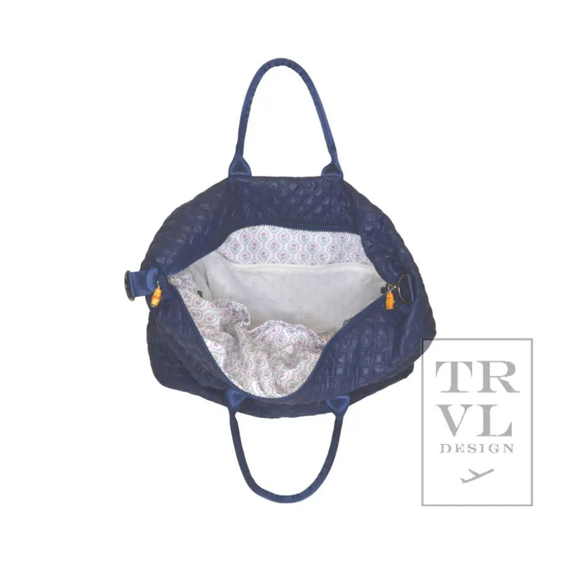 OVERPACKER BLUE QUILTED