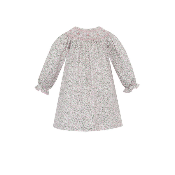 CAROL KNIT LONG SLEEVE BISHOP FLORAL