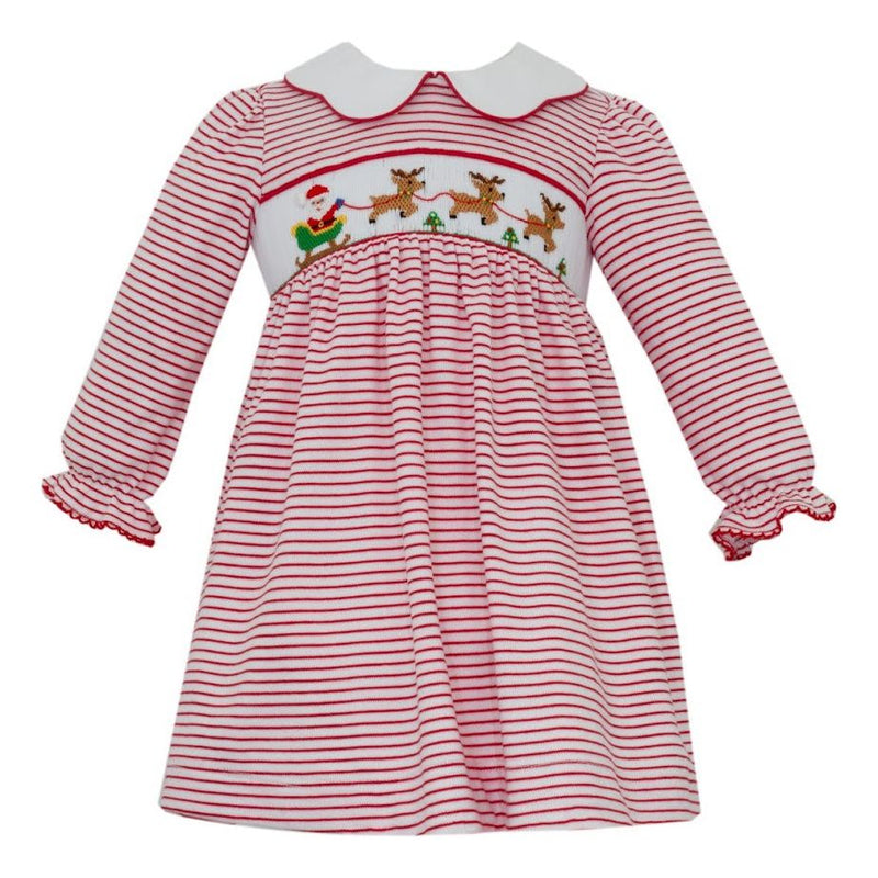 SANTA KNIT LONG SLEEVE DRESS